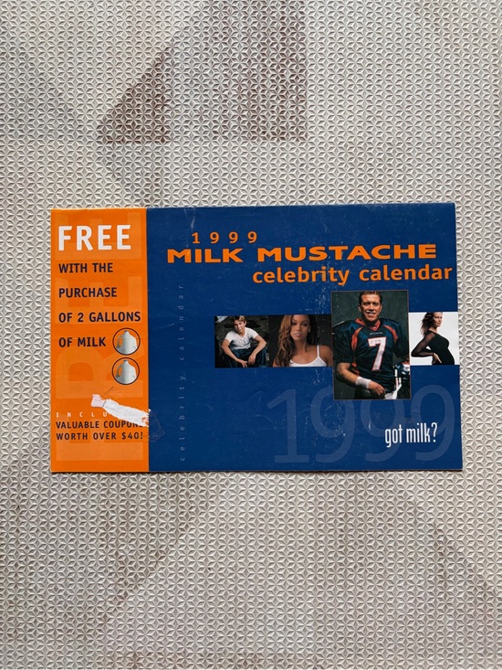 Other - Milk Ad Brochure - 1999 Milk Mustache Celebrity Calendar (GM)
